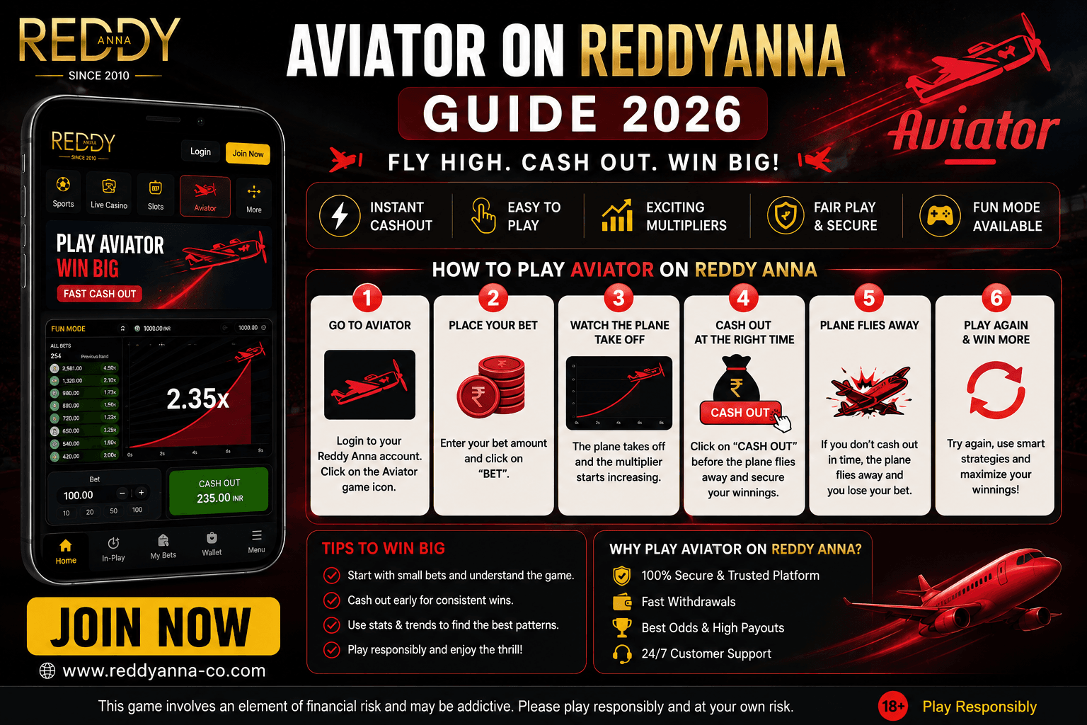 Aviator on Reddy Anna Guide 2026: Smart Cash-Out Strategies & Tips