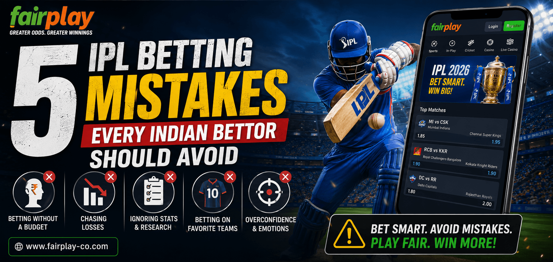 5 IPL Betting Mistakes Every Indian Bettor Should Avoid