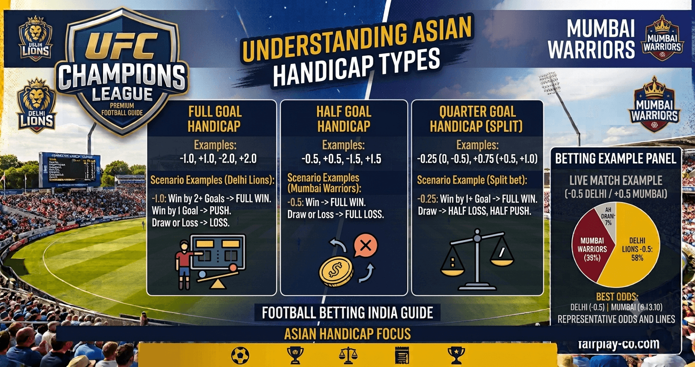 Asian Handicap Betting for Indian Bettors: Football Betting Tips Today & Live Match Predictions
