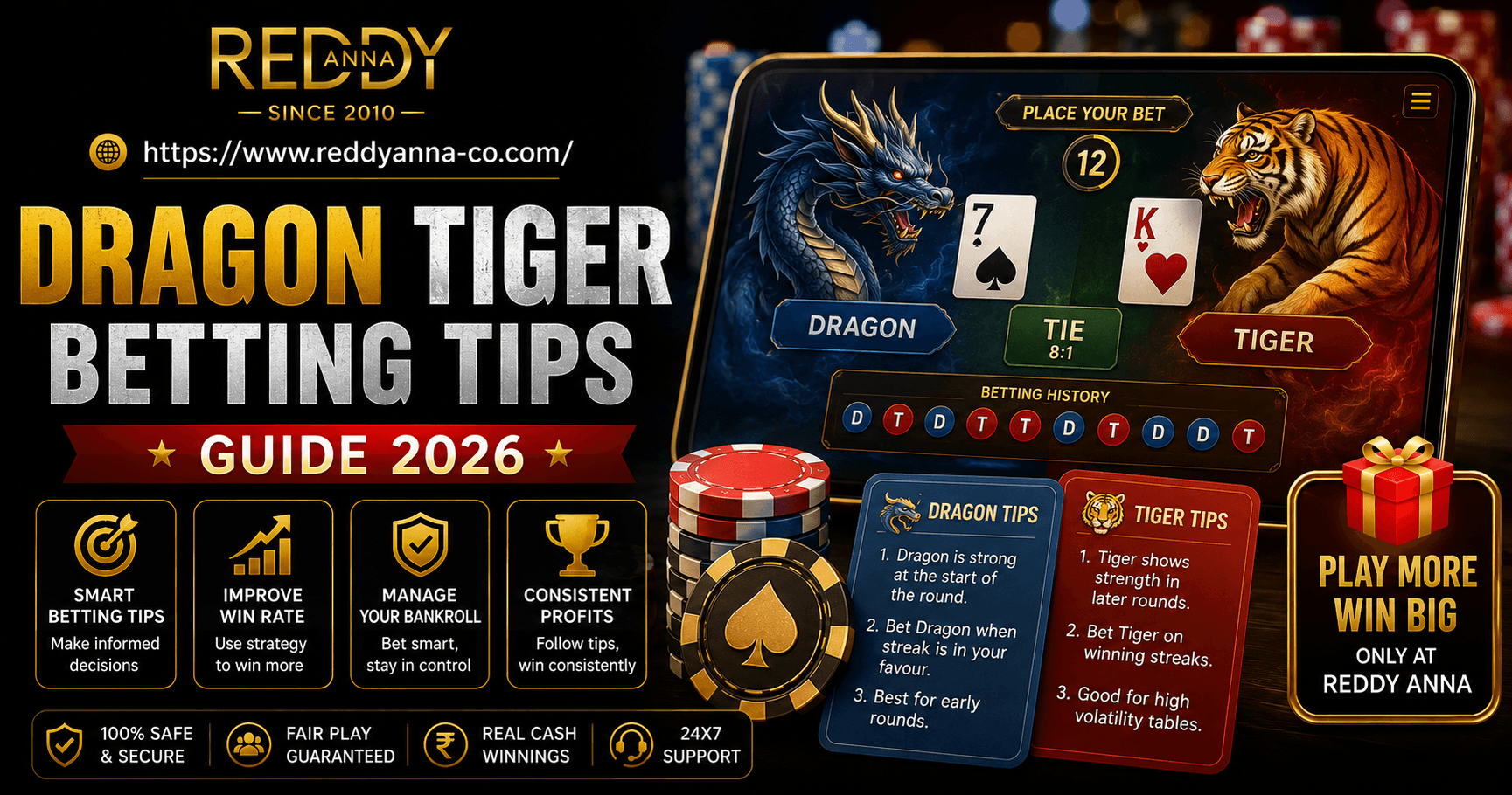Dragon Tiger Betting Tips: Strategies & How to Play in 2026