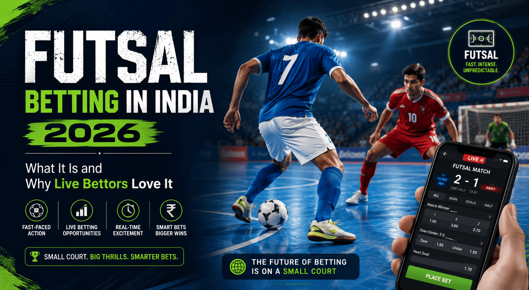 Futsal Betting in India 2026 - What It Is and Why Live Bettors Love It