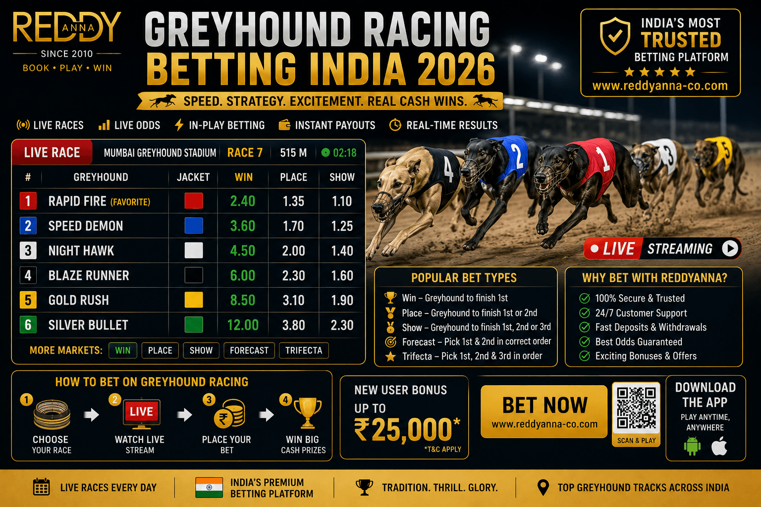 Greyhound Racing Betting India 2026: The Complete Guide