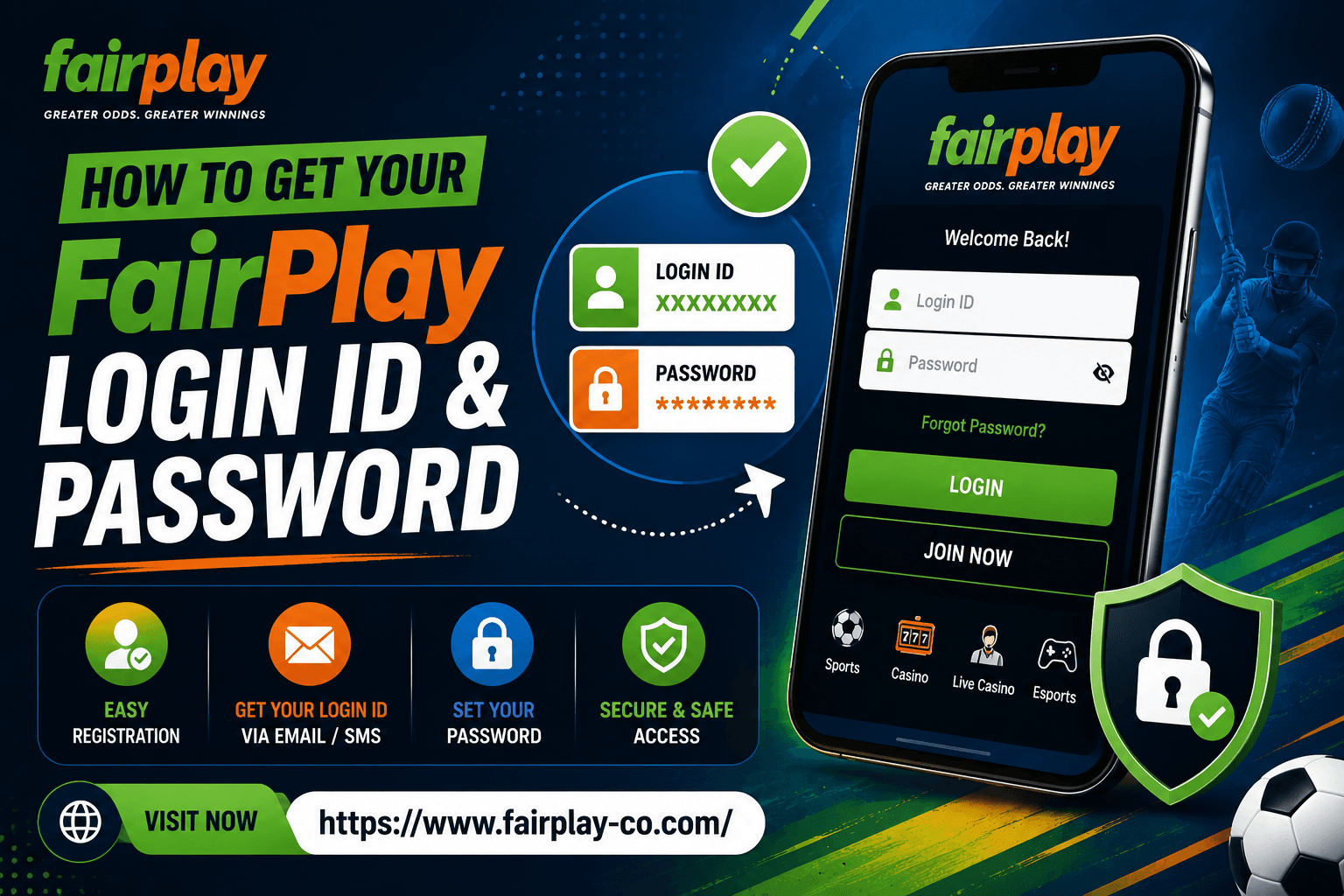 How to Get Your FairPlay Login ID & Password