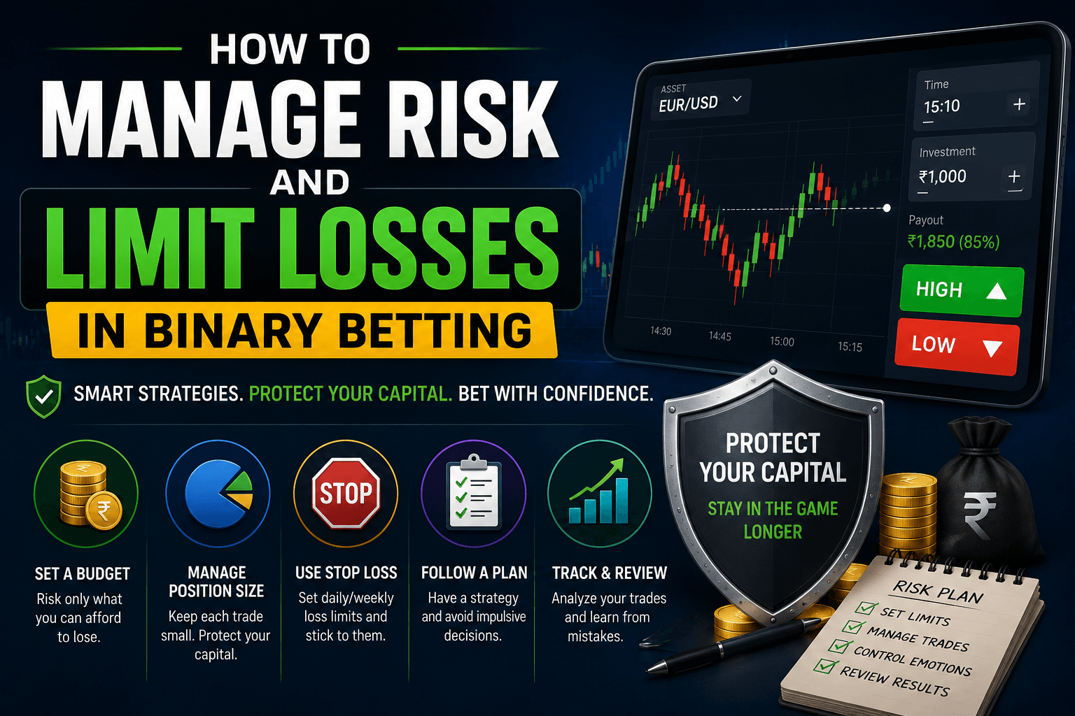 How to Manage Risk and Limit Losses in Binary Betting