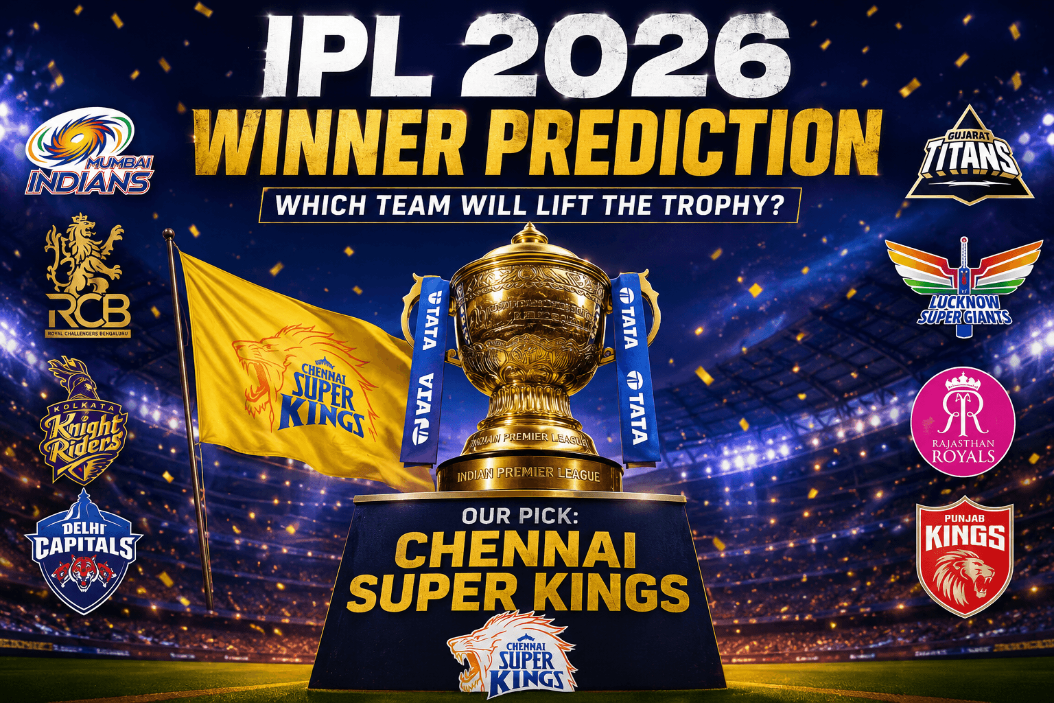 IPL 2026 Winner Prediction: Which Team Will Lift the Trophy?