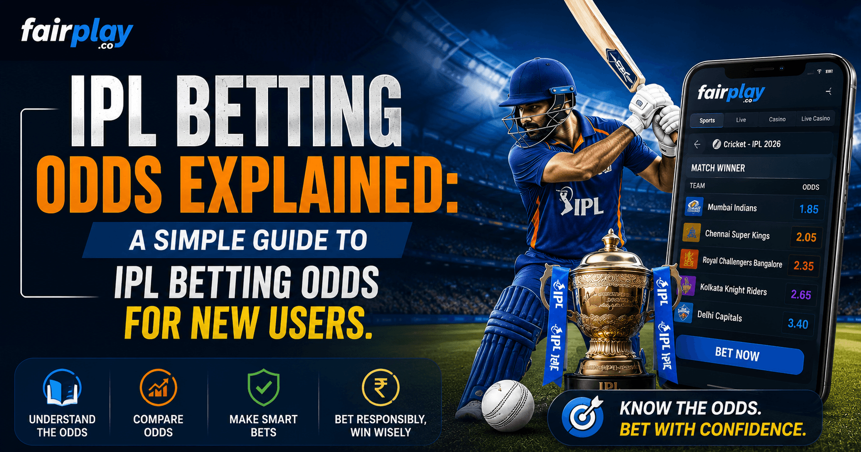 IPL Betting Odds Explained: A Simple Guide to IPL Betting Odds for New Users