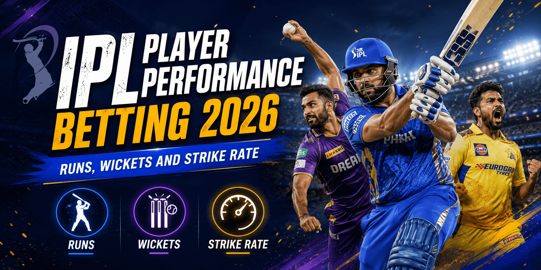 IPL Player Performance Betting 2026: Runs, Wickets and Strike Rate