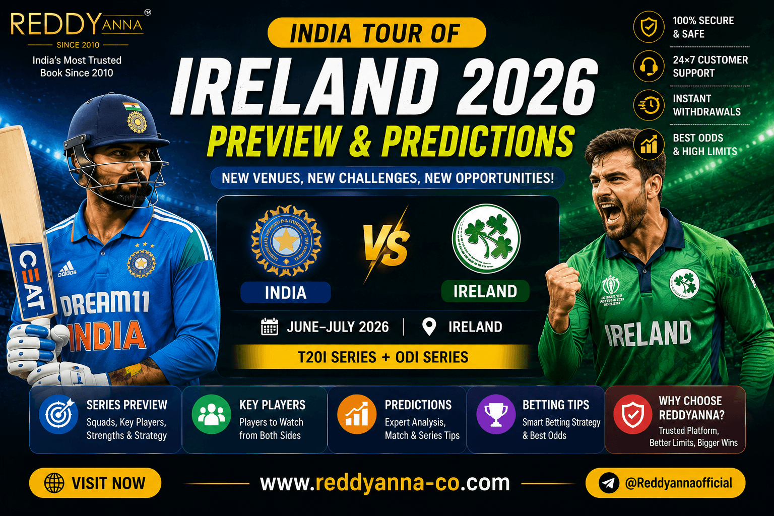 India Tour of Ireland 2026 Preview and Predictions