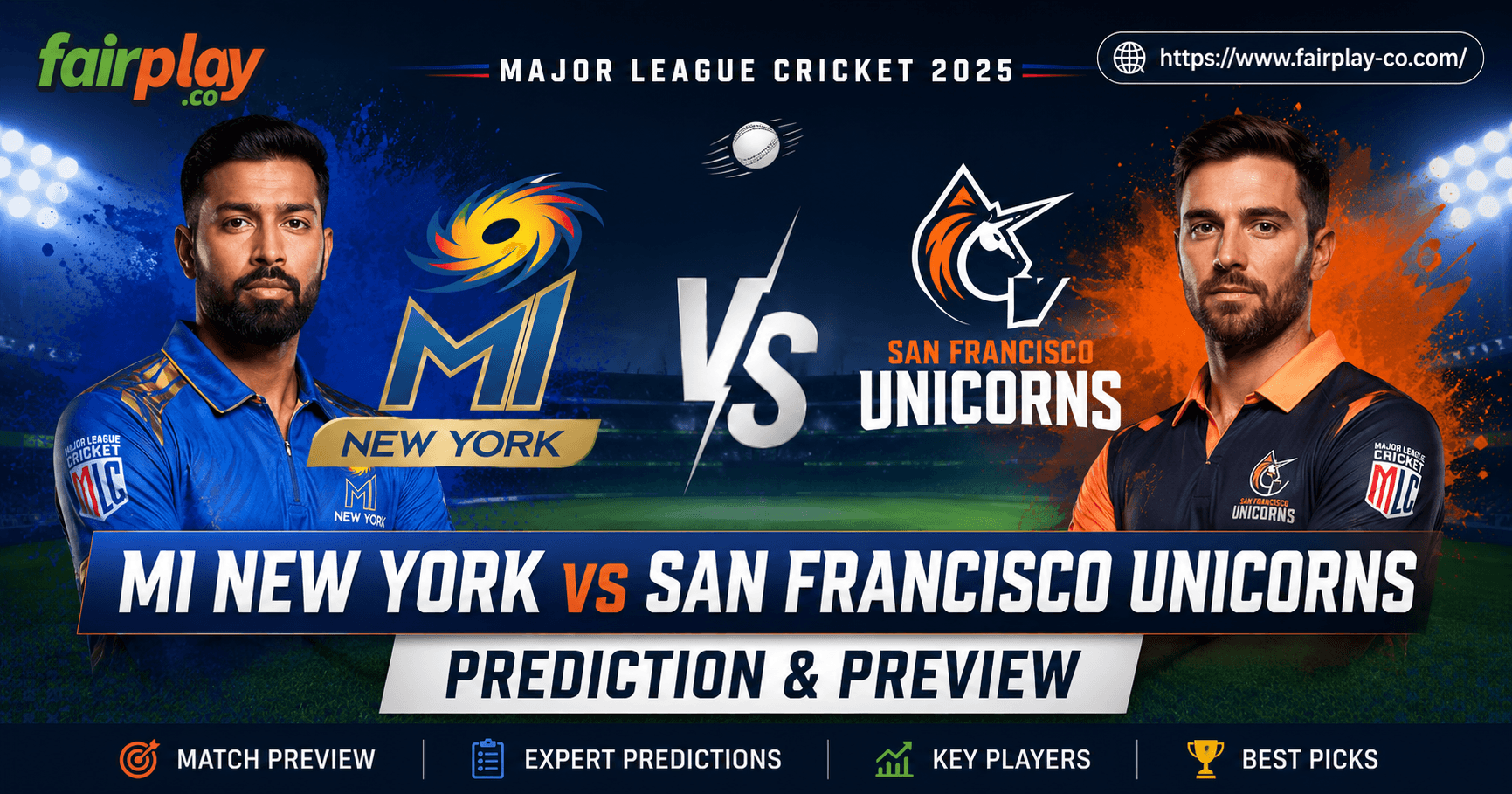 MI New York vs San Francisco Unicorns Prediction & Preview