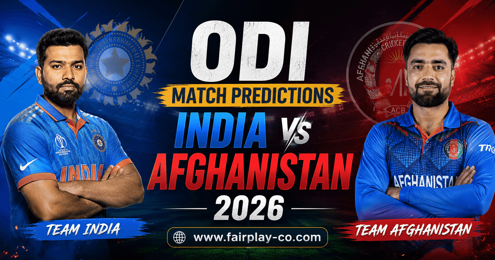 ODI Match Predictions for India vs Afghanistan 2026