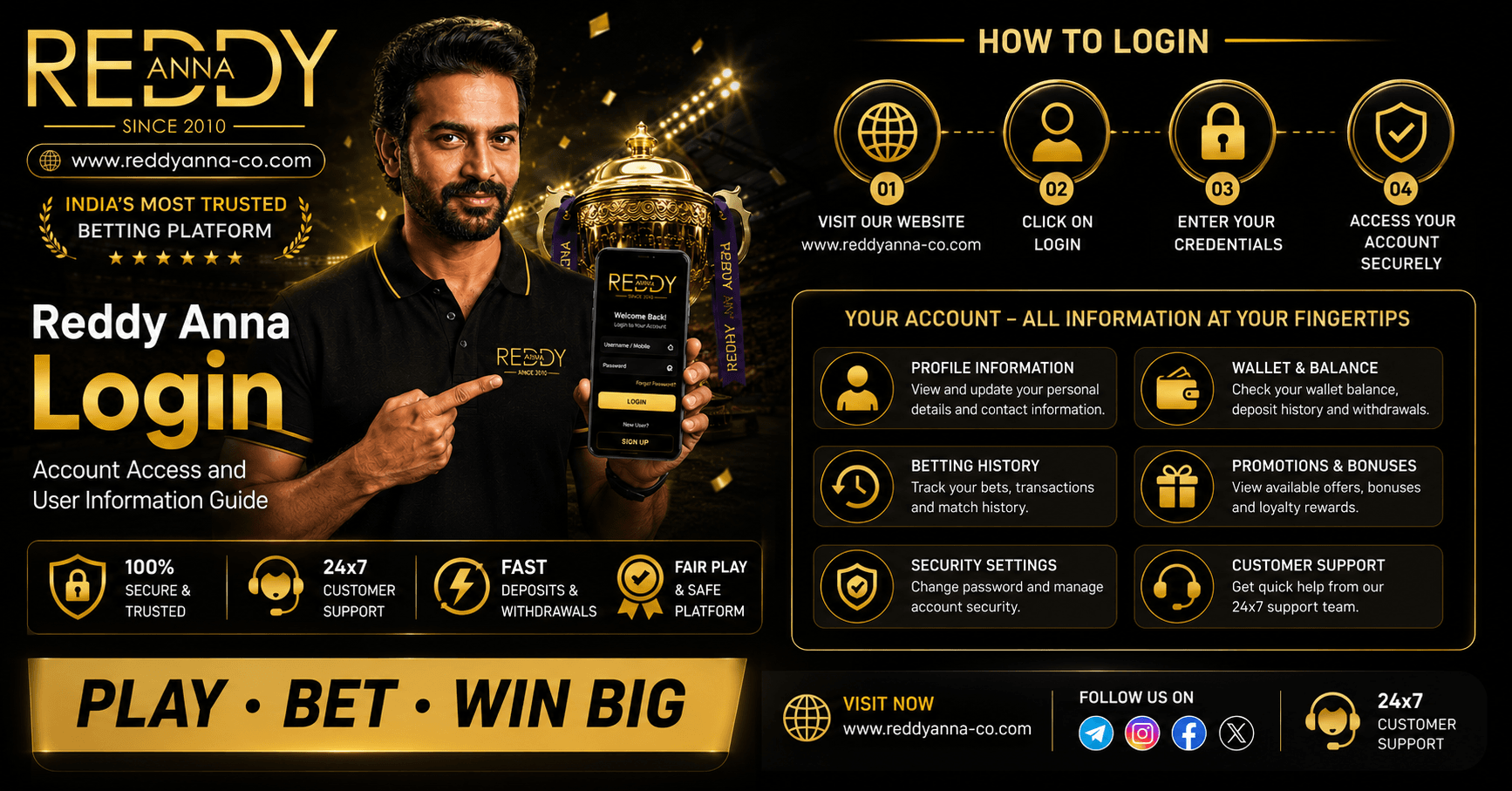 Reddy Anna Login and User Account Access - A Complete Guide