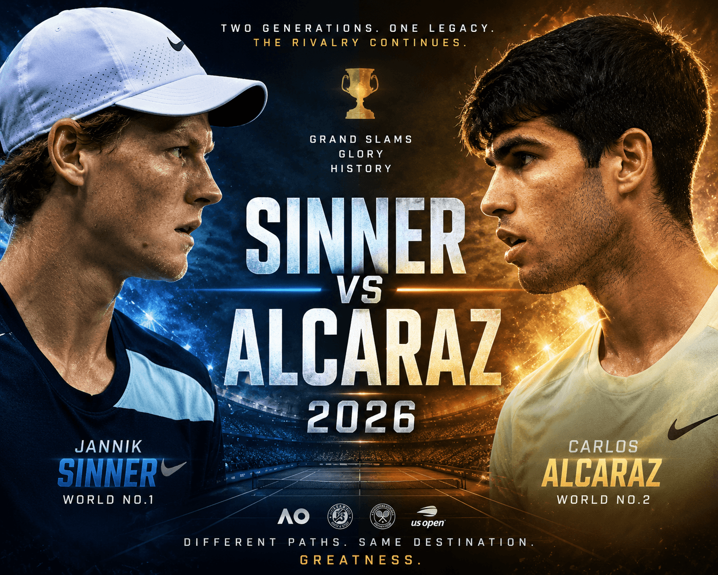 Sinner vs Alcaraz Rivalry: Who to Back in the 2026 Grand Slams?