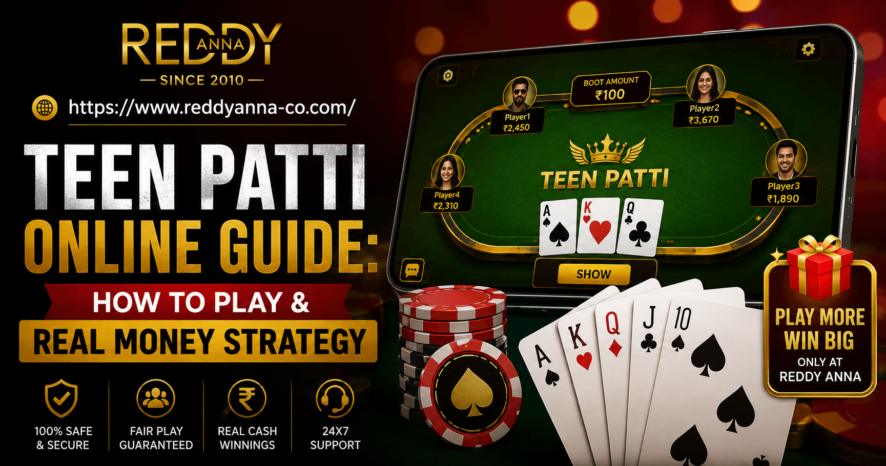 Teen Patti Online Guide: How to Play & Real Money Strategy