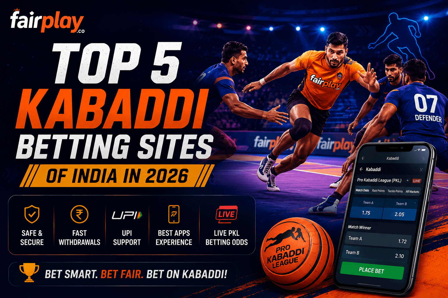 Top 5 Kabaddi Betting Sites of India in 2026