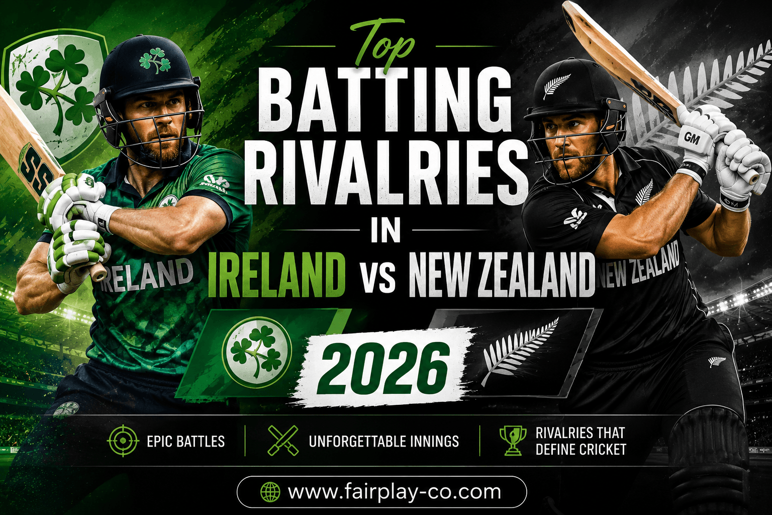 Top Batting Rivalries in Ireland vs New Zealand 2026