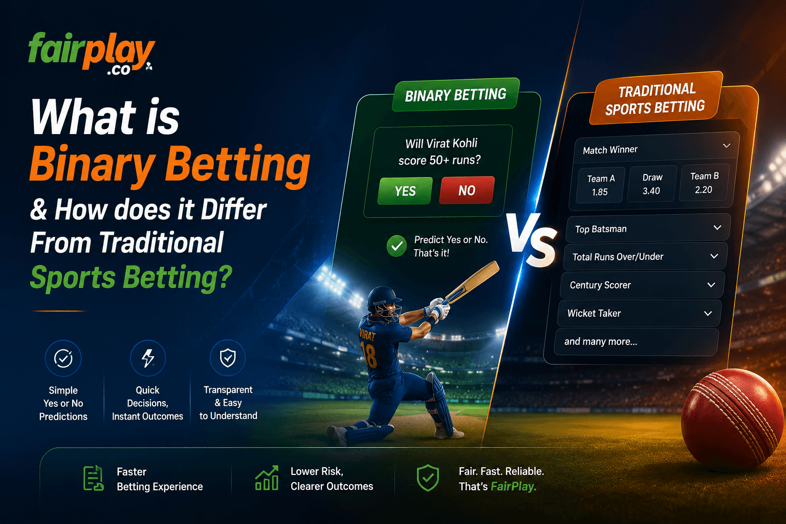 What is Binary Betting & How does it Differ From Traditional Sports Betting?
