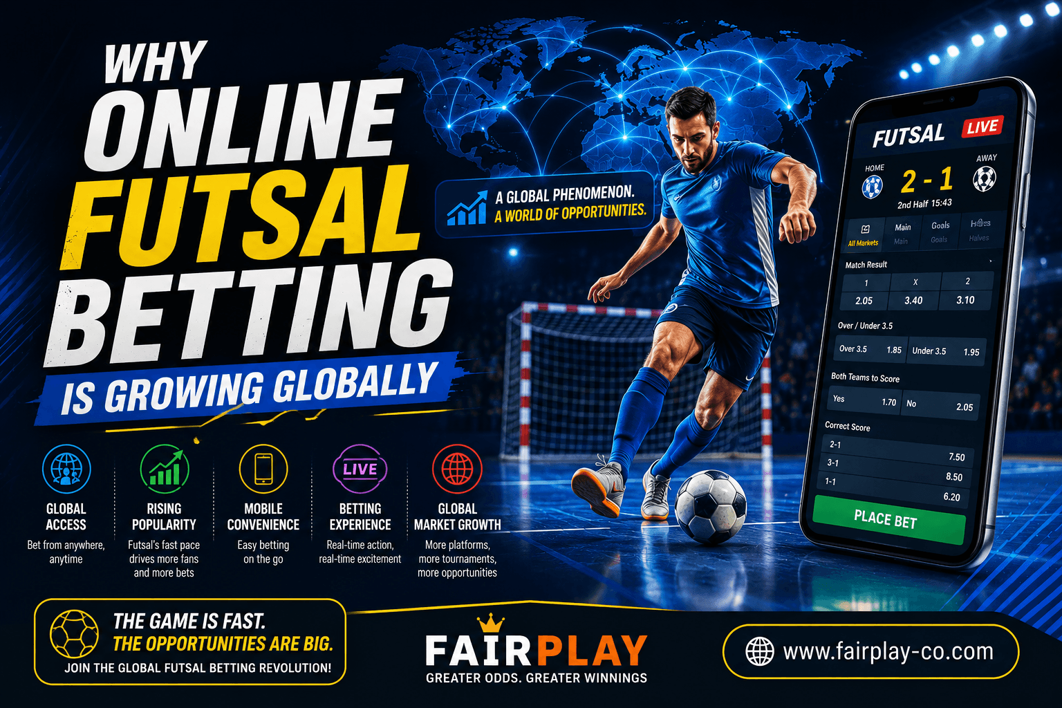 Why Online Futsal Betting Is Growing Globally