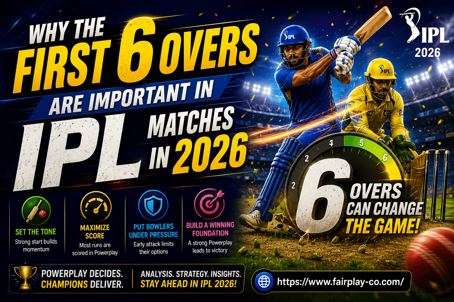 Why the First 6 Overs Are Important in IPL Matches in 2026